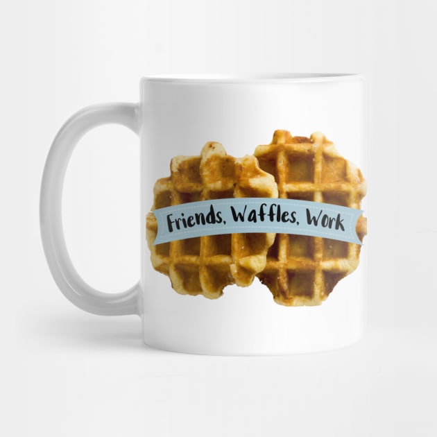 Friends Waffles Work by chicalookate